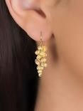 London Road Falling Leaves Gold Earrings