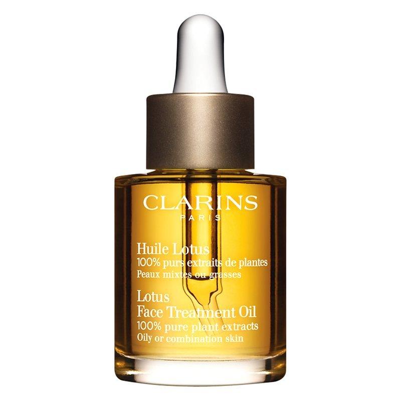 Product image 1 of 1, which shows Clarins Face Treatment Oil - Lotus, 30ml