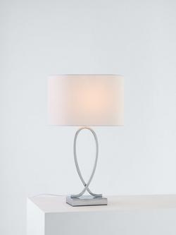 John Lewis Tom Touch Table Lamp, Chrome, Chrome