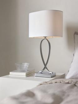 John Lewis Tom Touch Table Lamp, Chrome - view 2, Chrome