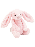 Jellycat Bashful Pink Bunny Soft Toy, Medium, Pink