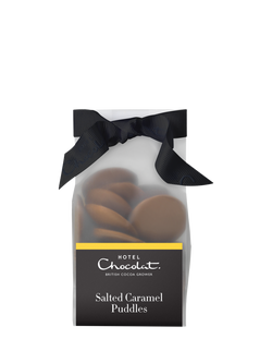 Hotel Chocolat Salted Caramel Chocolate Puddles, 115g, 