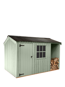 National Trust by Crane Garden Buildings Scandinavian Redwood  Blickling Garden Shed, 1.8 x 3.6m, Disraeli Green