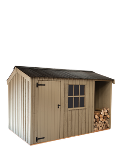 National Trust by Crane Garden Buildings Scandinavian Redwood  Blickling Garden Shed, 1.8 x 3.6m, Wades Lantern