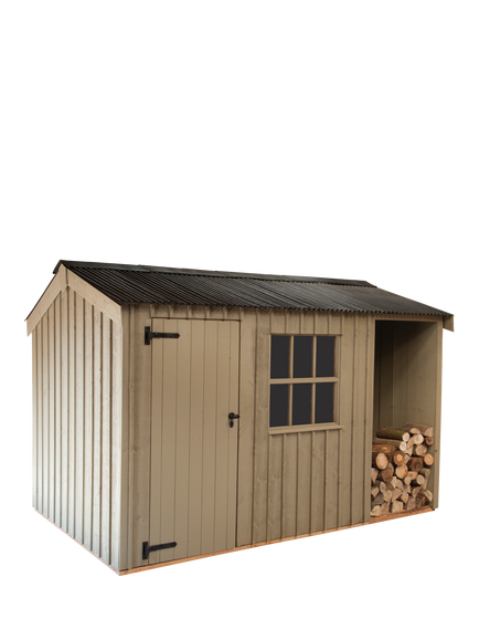 National Trust by Crane Garden Buildings Scandinavian Redwood  Blickling Garden Shed, 1.8 x 3.6m, Wades Lantern