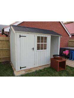 National Trust by Crane Garden Buildings Scandinavian Redwood Blickling Garden Shed, 1.8 x 3m - view 2, Disraeli Green