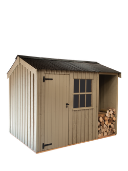 National Trust by Crane Garden Buildings Scandinavian Redwood Blickling Garden Shed, 1.8 x 3m, Wades Lantern