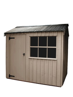 National Trust by Crane Garden Buildings Scandinavian Redwood Felbrigg Garden Shed, 1.8 x 2.4m, Wades Lantern