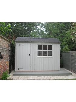 National Trust by Crane Garden Buildings Scandinavian Redwood Felbrigg Garden Shed, 1.8 x 3m - view 2, Earls Grey