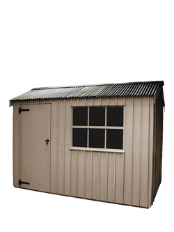 National Trust by Crane Garden Buildings Scandinavian Redwood Felbrigg Garden Shed, 1.8 x 3m, Wades Lantern