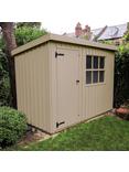 National Trust by Crane Garden Buildings Oxburgh Garden Shed, 1.8 x 2.4m, FSC-Certified (Scandinavian Redwood), Dome Ochre