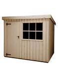 National Trust by Crane Garden Buildings Oxburgh Garden Shed, 2.4 x 3m, FSC-Certified (Scandinavian Redwood), Dome Ochre