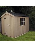 National Trust by Crane Garden Buildings Peckover Garden Shed, 1.8 x 2.4m, FSC-Certified (Scandinavian Redwood), Dome Ochre