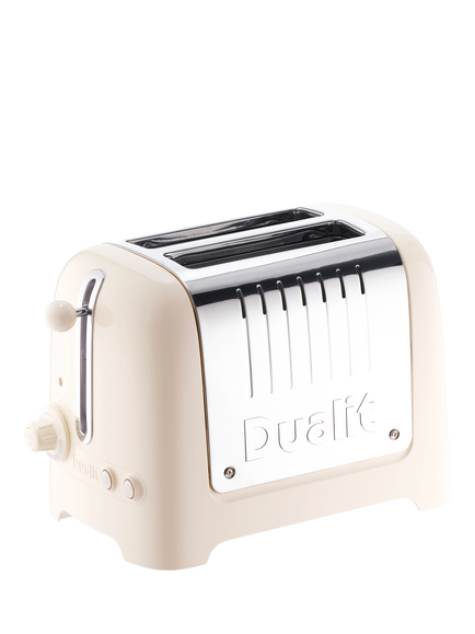Dualit 2 Slice Lite Toaster, Canvas White