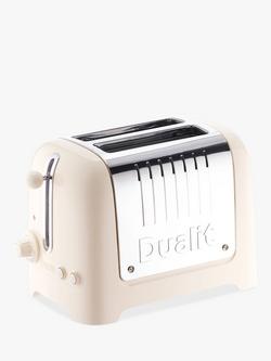 Dualit 2 Slice Lite Toaster - view 2, Canvas White