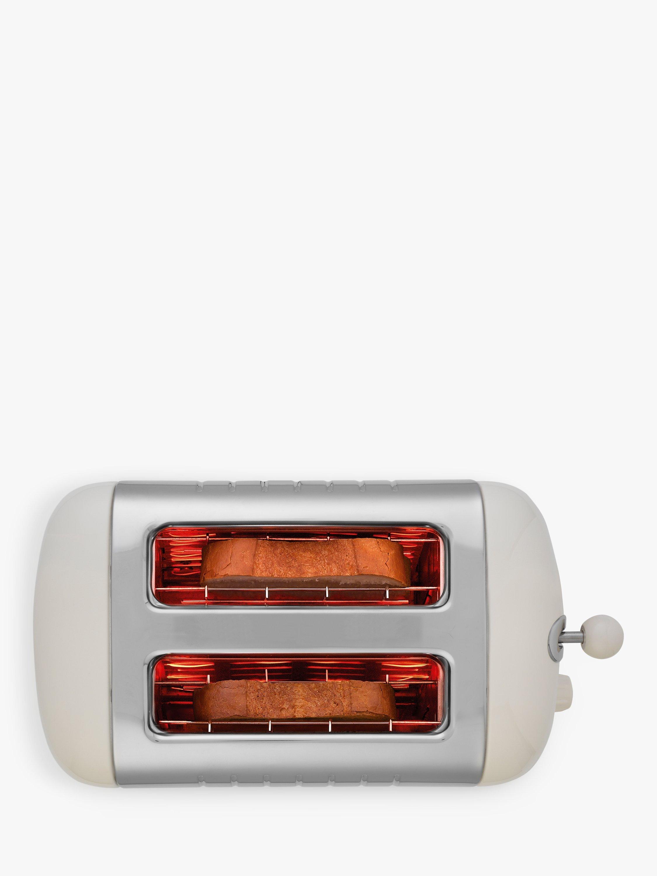 Dualit Lite 2 Slice Toaster with Warming Rack Canvas White