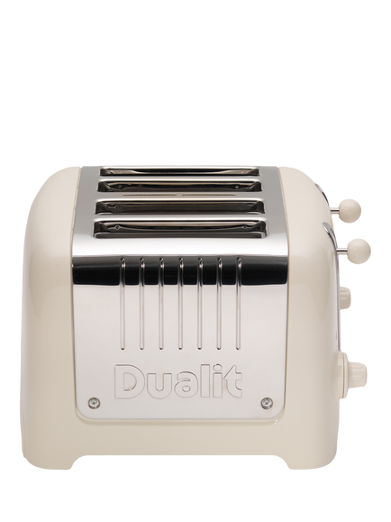 Dualit 4 Slice Lite Toaster, Canvas White