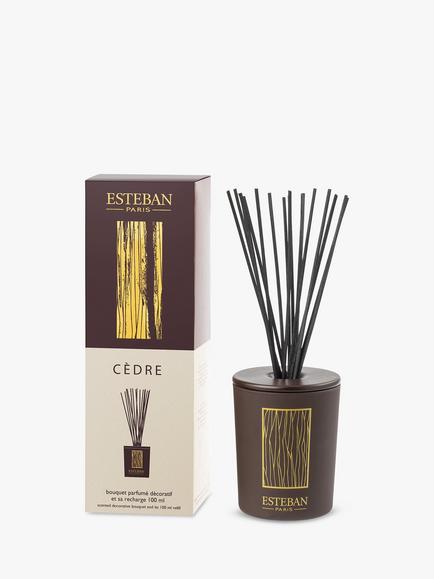Esteban Decorative Cedre Scented Reed Diffuser, 100ml, 