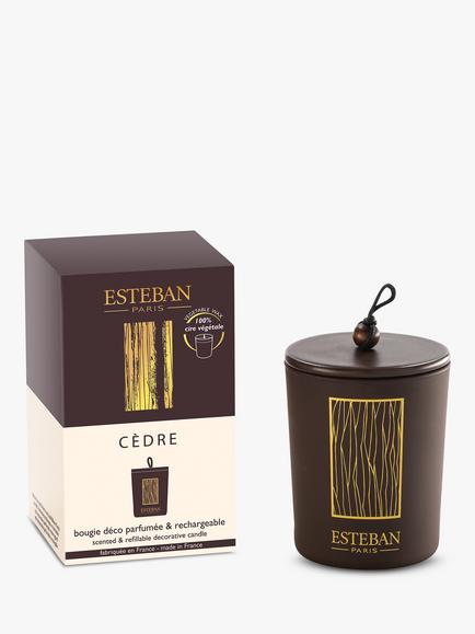 Esteban Cedre Decorative Scented Candle, 180g, 