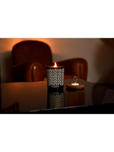 Esteban Teck & Tonka Decorated Scented Candle, 180g - view 2, 