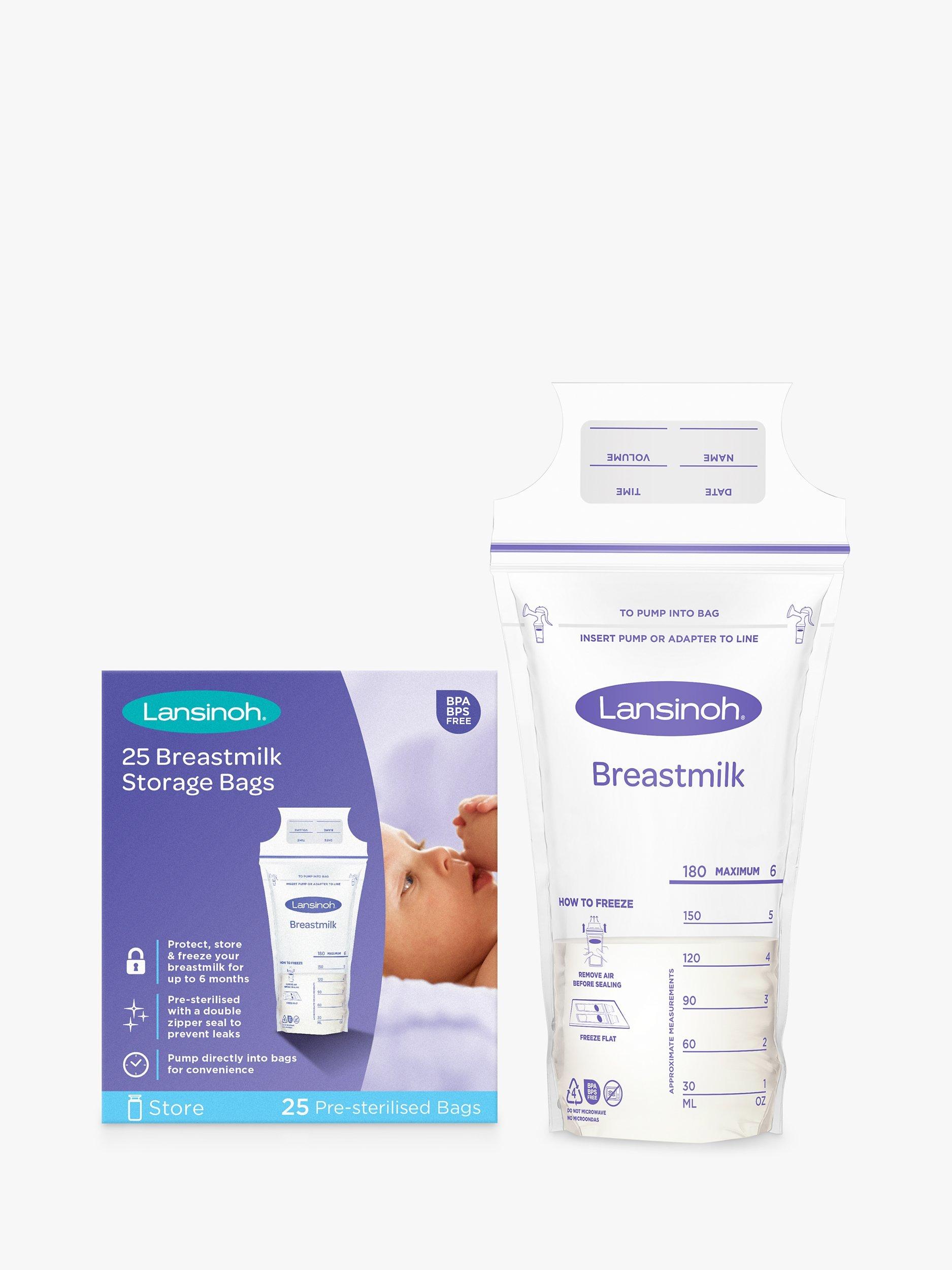 Lansinoh Breastmilk Storage Bags, Pack of 25