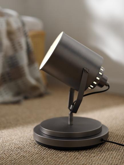 John Lewis Avery Flood Lamp, Pewter - view 2, 
