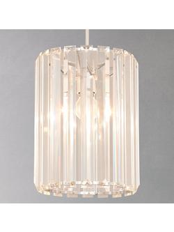 John Lewis Frieda Easy-to-Fit Crystal Ceiling Shade, White
