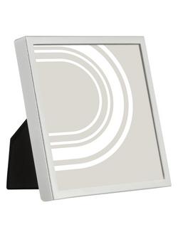 John Lewis Daya Photo Frame, Silver - view 2, Silver