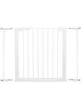 BabyDan Premier True Pressure Gate Including Extensions, White