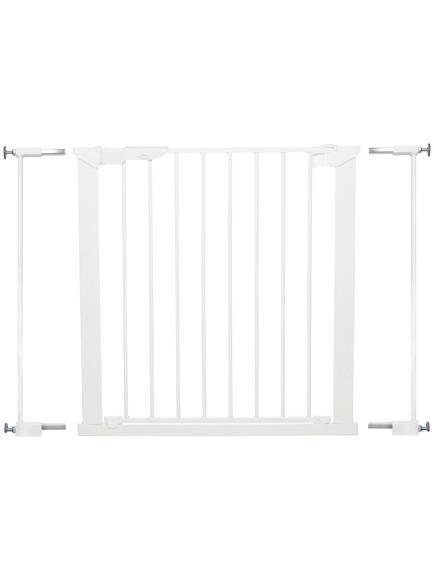 BabyDan Premier True Pressure Gate Including Extensions, White, 