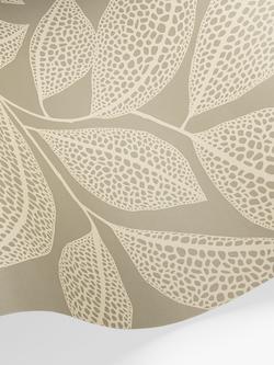 MissPrint Pebble Leaf Wallpaper - view 2, Tusk