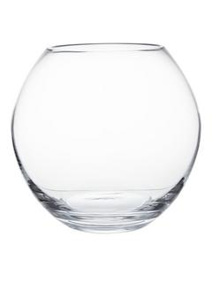 LSA International Flower Bouquet Globe Vase, H22cm, Clear