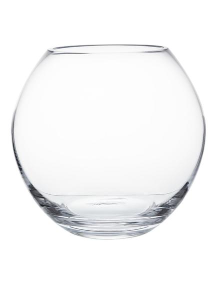 LSA International Flower Bouquet Globe Vase, H22cm, Clear, Clear