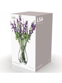LSA International Flower Grand Posy Vase, H32cm, Clear - view 2, Clear