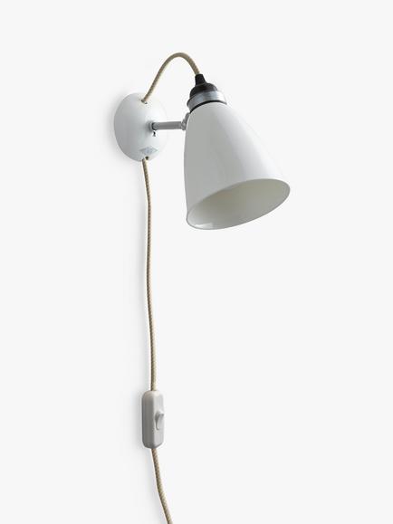 Original BTC Hector Dome Wall Light, Medium - view 2, Cream