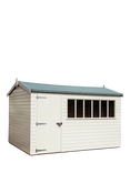 Crane Garden Buildings 3 x 3.6m Balmoral Garden Shed, FSC-certified (Scandinavian Redwood), Cream