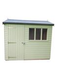 Crane Garden Buildings 1.8 x 2.4m Balmoral Garden Shed, FSC-certified (Scandinavian Redwood)