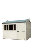 Crane Garden Buildings 1.8 x 3m Windsor Garden Shed, FSC-certified (Scandinavian Redwood), Cream