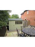 Crane Garden Buildings 1.8 x 3m Balmoral Garden Shed, FSC-certified (Scandinavian Redwood), Cream