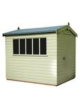 Crane Garden Buildings 2.4 x 3m Kensington Garden Shed, FSC-certified (Scandinavian Redwood)