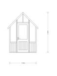 Crane Garden Buildings 2.4 x 3m Greenhouse, FSC-certified (Scandinavian Redwood)