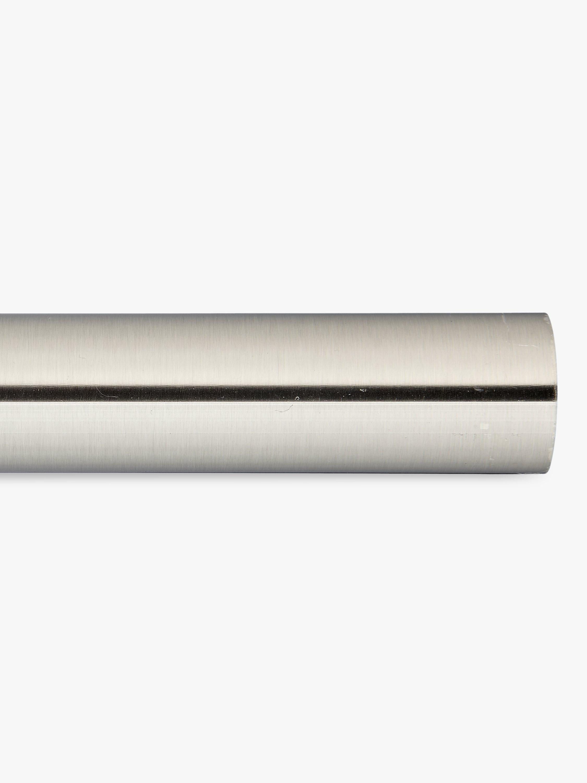 John Lewis Steel Curtain Pole, L150cm x Dia.28mm