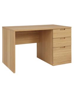 John Lewis Abacus Filing Desk, FSC Certified (Oak Veneer), Natural, Oak