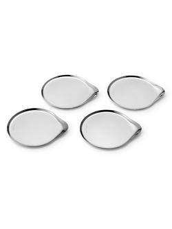 Georg Jensen Coasters, Set of 4 - view 2, Silver