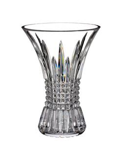 Waterford Crystal Lismore Diamond Cut Glass Vase, H20cm, Clear, Clear