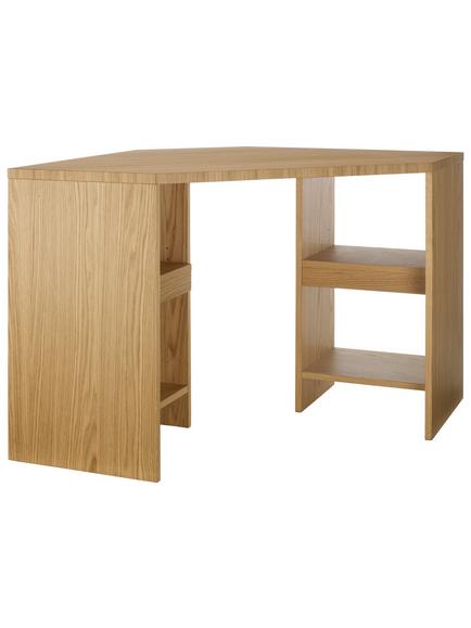 John Lewis Abacus Corner Desk, FSC-Certified (Oak Veneer), Natural, Natural