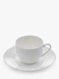 Royal Worcester Serendipity Bone China Teacup & Saucer, 220ml, White