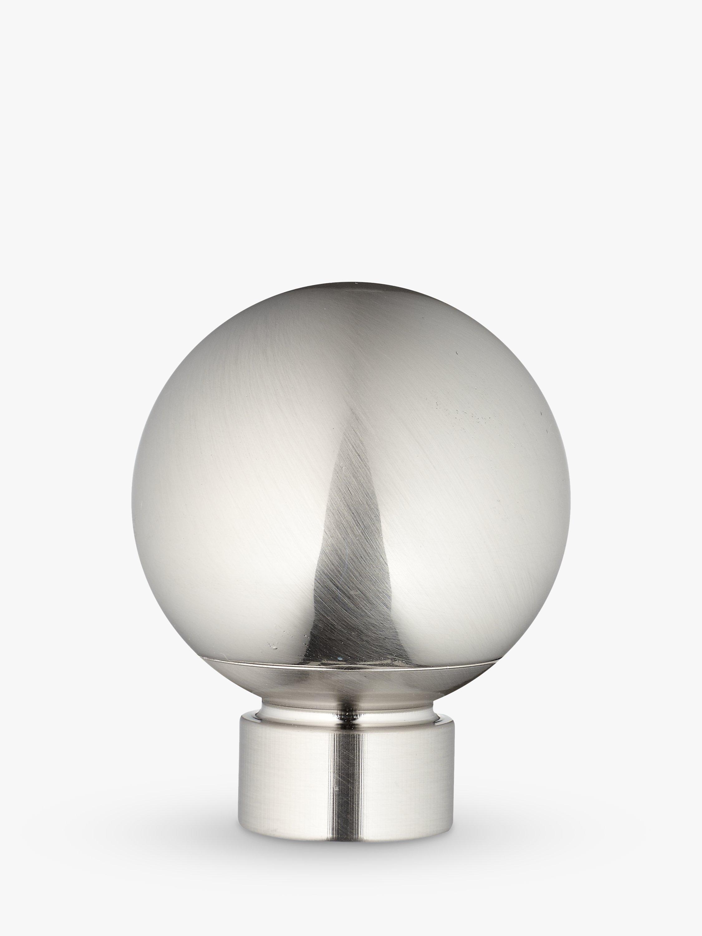 John Lewis Steel Ball Finial, Dia.19mm