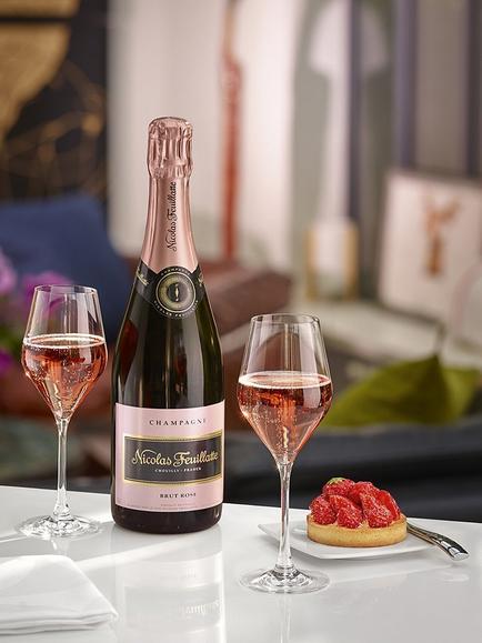 Nicolas Feuillatte Brut Rosé Champagne, 75cl - view 2, 