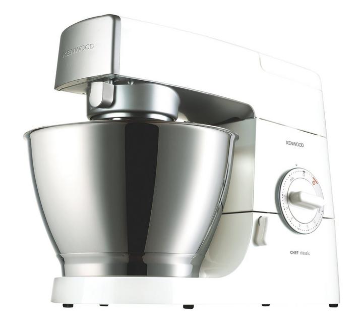 Kenwood KM336 Chef Classic Stand Mixer White Stainless Steel